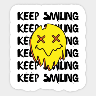 keep smiling Sticker